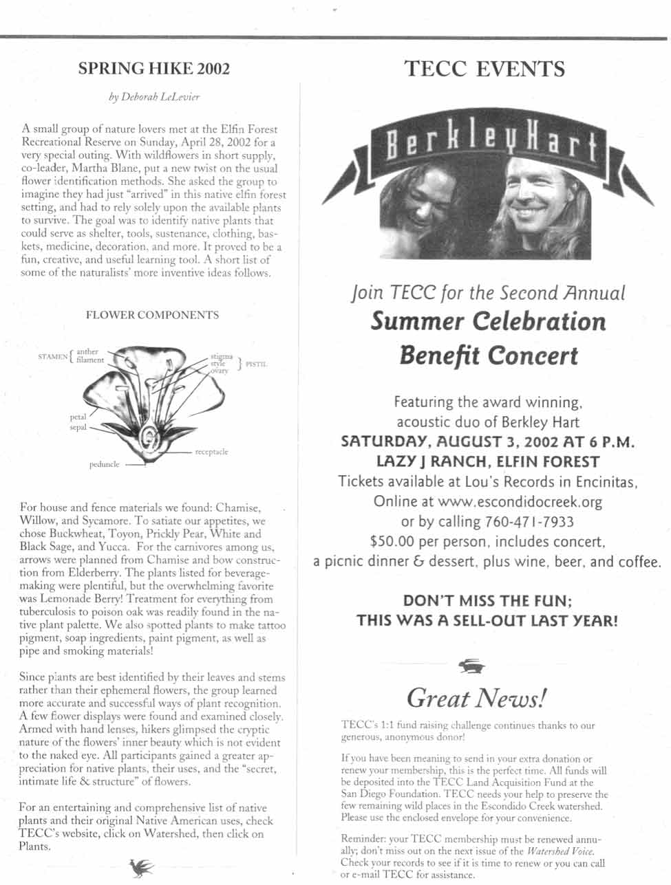 TECC Summer 2002 newsletter Page 3